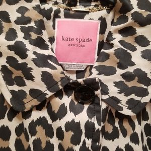 Kate Spade Leopard Rain Coat
